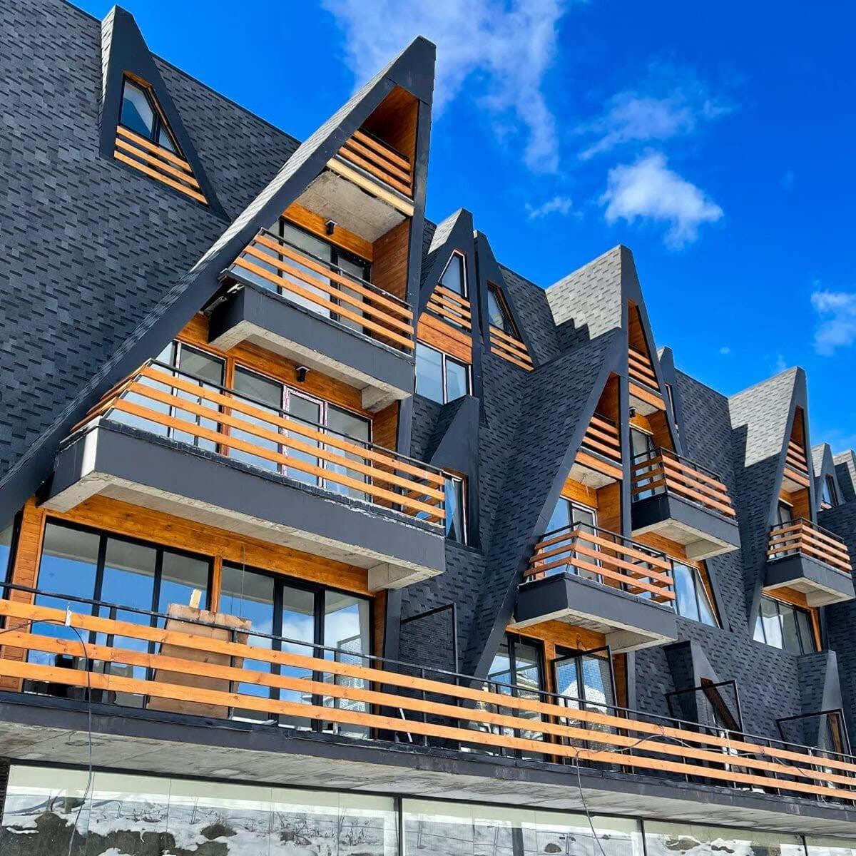 Stylish Studio Apartment With Balcony Гудаури Экстерьер фото