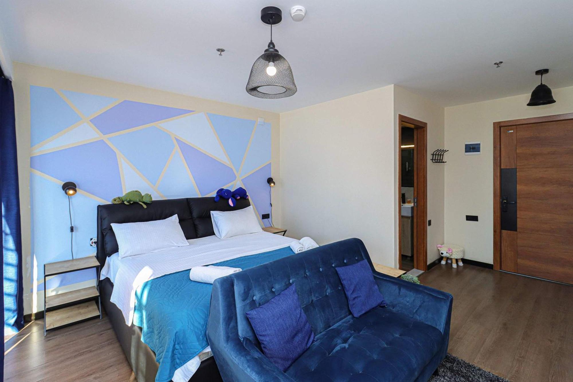 Stylish Studio Apartment With Balcony Гудаури Экстерьер фото